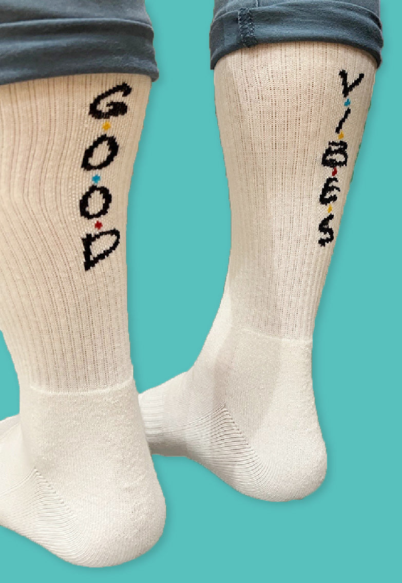 Good Vibes Upcycled Crew