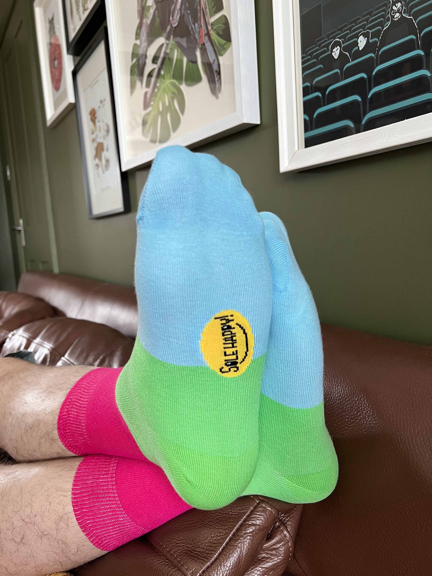 Our polysexual pride flag socks aim to make the world a brighter and more loving place. These striped socks in polysexual colours have been created with love to support your feet and your “sole”. To assist your true authentic self when you’re walking with purpose, pride, and style. Another step closer to an all-inclusive world we want to live in.