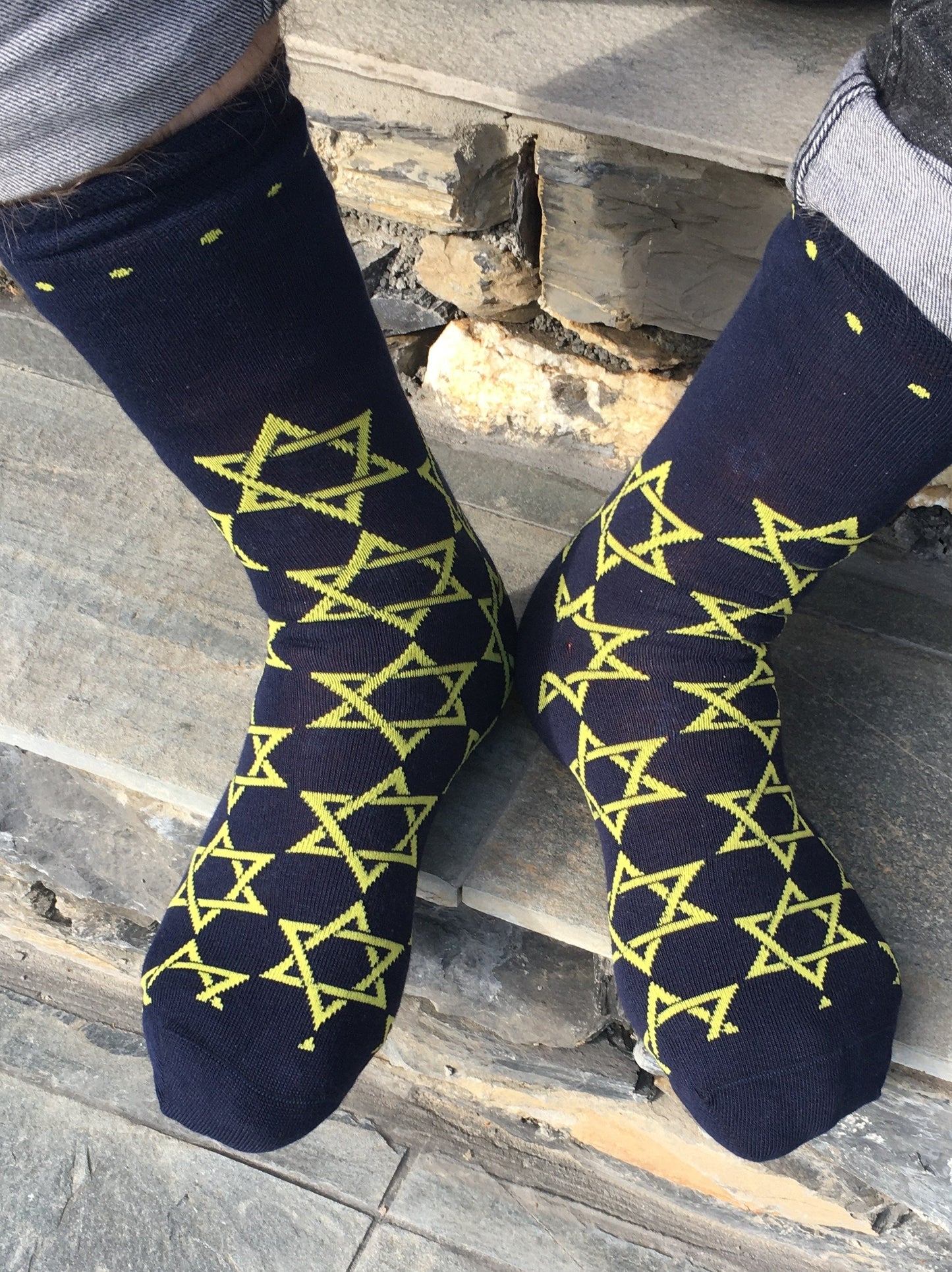 Buy Me Plain: 'Star of David' Hanukkah - socksupermarket