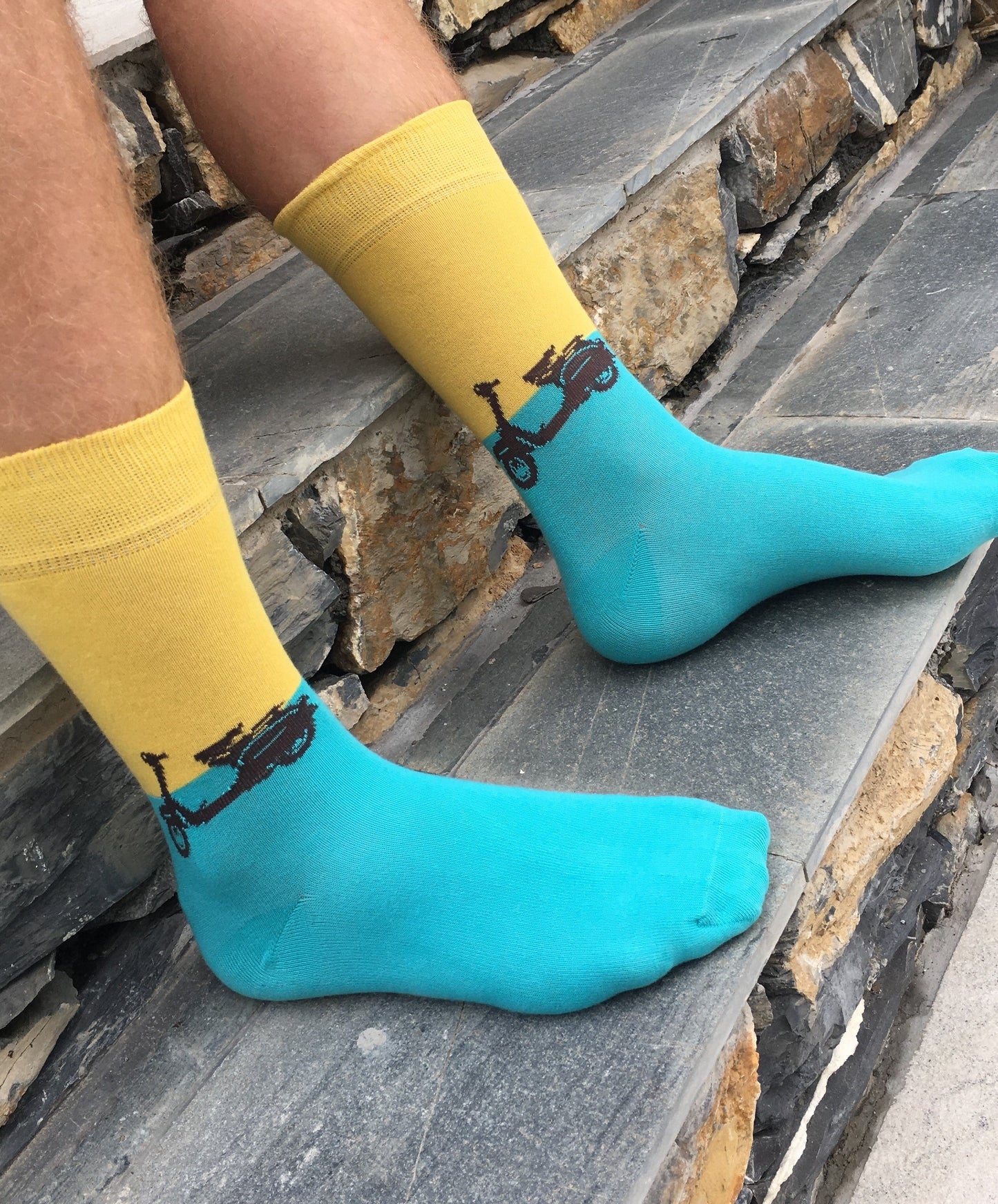 Buy Me Plain: Vintage Scooter - socksupermarket