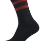Buy Me Plain: Black / Red Classic Tube - socksupermarket