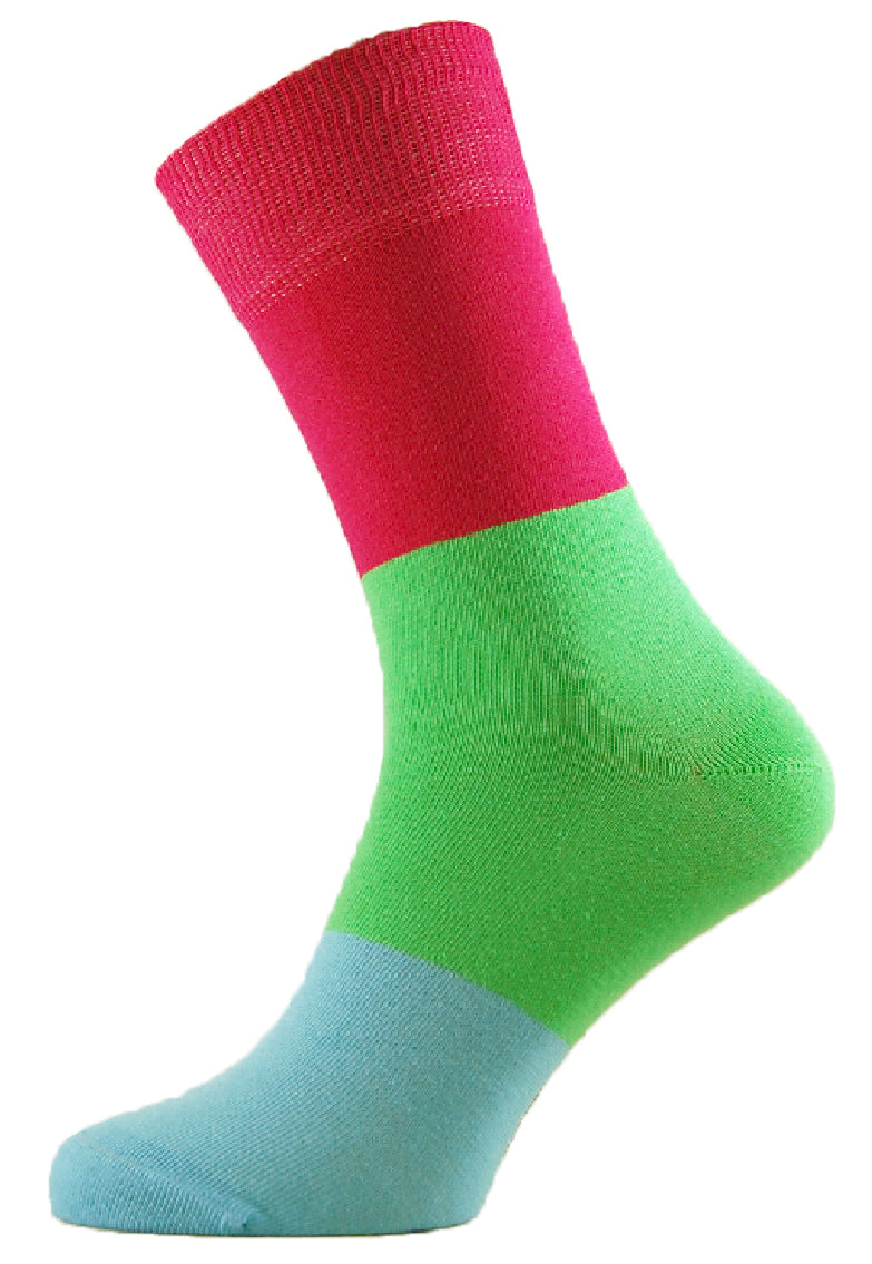 Our polysexual pride flag socks aim to make the world a brighter and more loving place. These striped socks in polysexual colours have been created with love to support your feet and your “sole”. To assist your true authentic self when you’re walking with purpose, pride, and style. Another step closer to an all-inclusive world we want to live in.