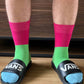 Our polysexual pride flag socks aim to make the world a brighter and more loving place. These striped socks in polysexual colours have been created with love to support your feet and your “sole”. To assist your true authentic self when you’re walking with purpose, pride, and style. Another step closer to an all-inclusive world we want to live in.