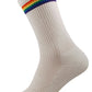 Pride Stripe Upcycled Crew