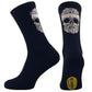 Hipster Skull Upcycled Crew