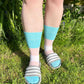 These Transgender Striped LGBTQ+ socks have been created with love to support your feet and your “sole”. To assist your true authentic self when you’re walking with purpose, pride, and style. Another step closer to an all-inclusive world we want to live in.