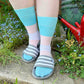 These Transgender Striped LGBTQ+ socks have been created with love to support your feet and your “sole”. To assist your true authentic self when you’re walking with purpose, pride, and style. Another step closer to an all-inclusive world we want to live in.