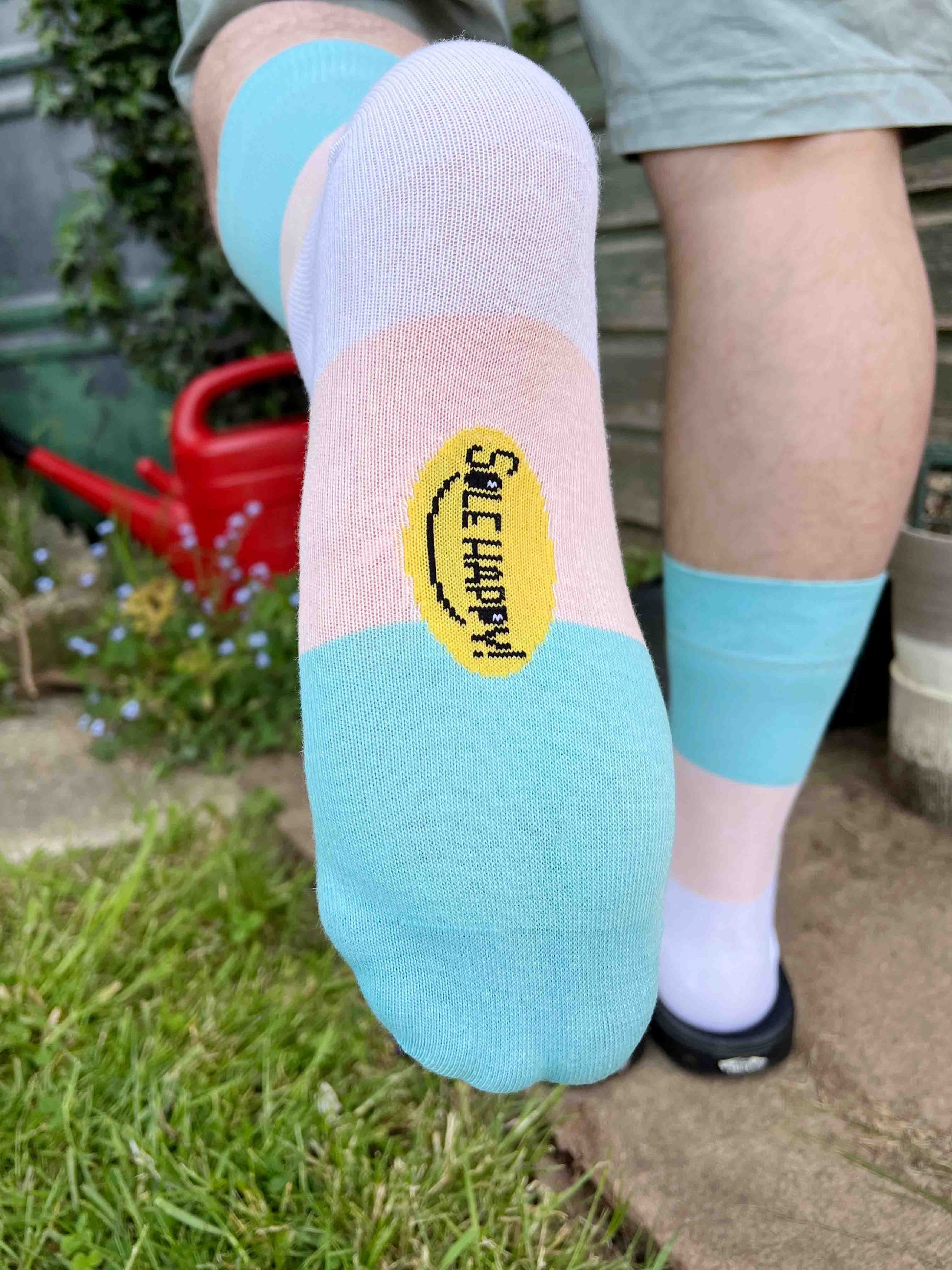 These Transgender Striped LGBTQ+ socks have been created with love to support your feet and your “sole”. To assist your true authentic self when you’re walking with purpose, pride, and style. Another step closer to an all-inclusive world we want to live in.