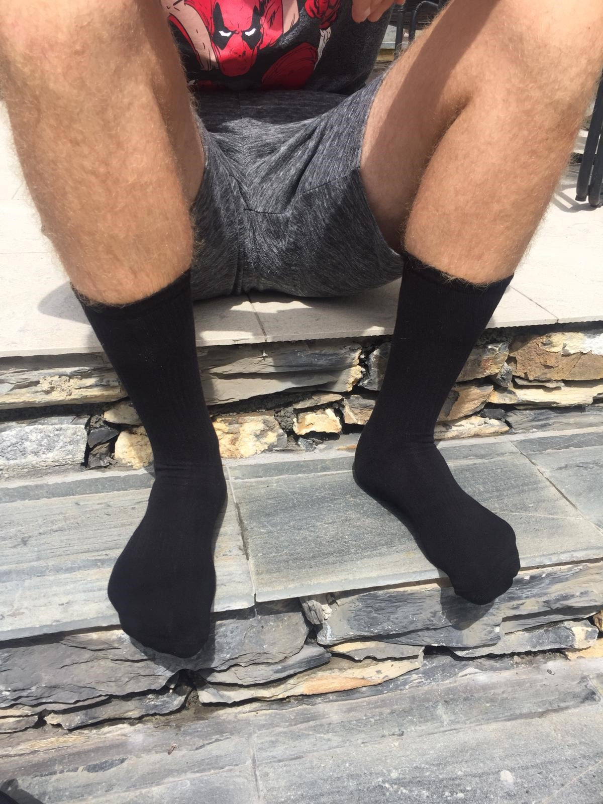 Buy Me Plain: Black Classic Tube - socksupermarket