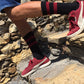 Buy Me Plain: Black / Red Classic Tube - socksupermarket