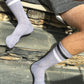 Buy Me Plain: Grey Classic Tube - socksupermarket