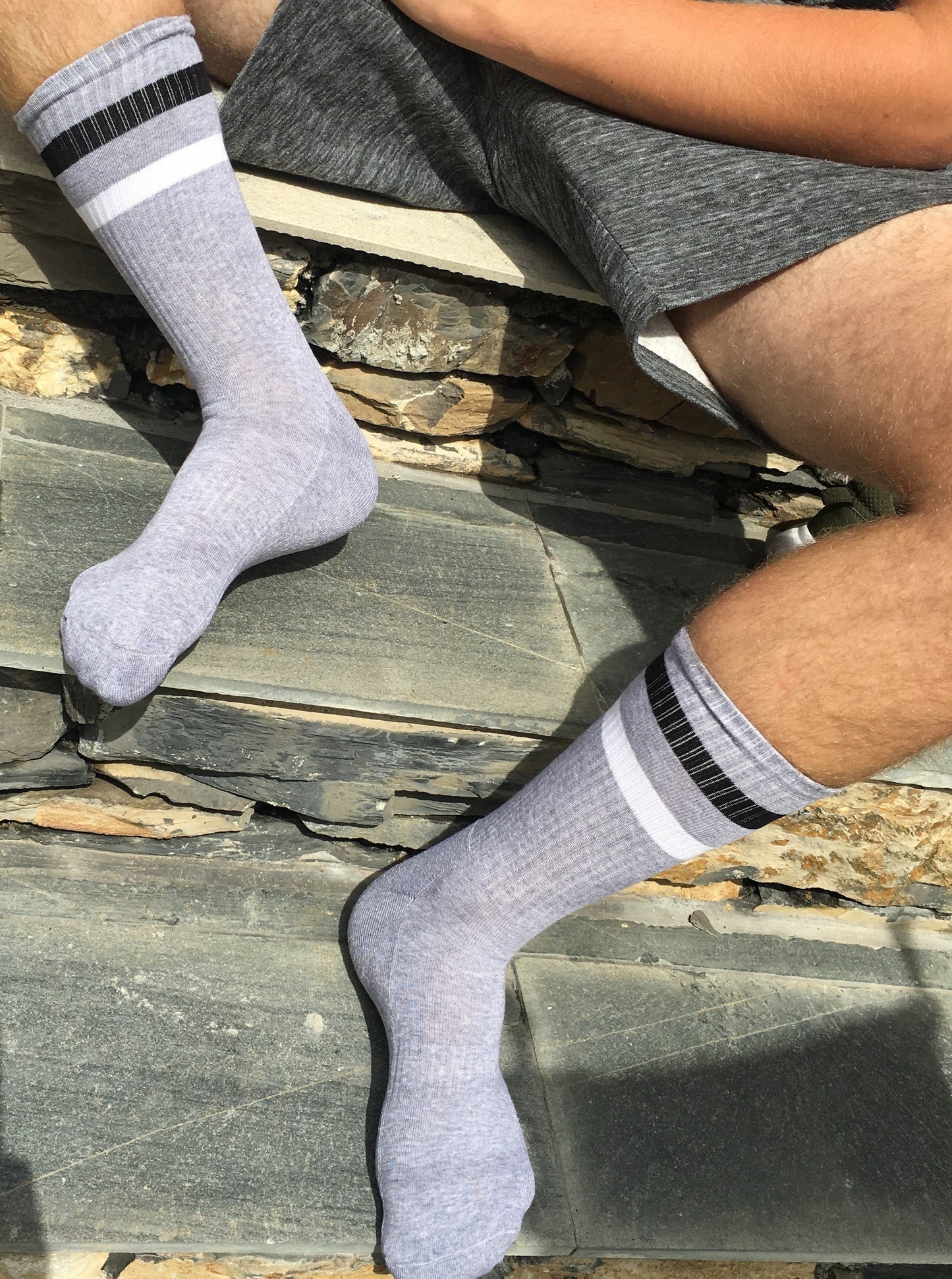 Buy Me Plain: Grey Classic Tube - socksupermarket